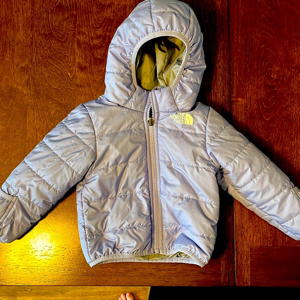 Toddler North Face reversible puffy winter jacket